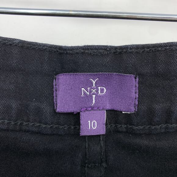 NYDJ Not Your Daughters Jeans Skinny Jeans Womens Size 10 Black Stretch Denim - Picture 5 of 7